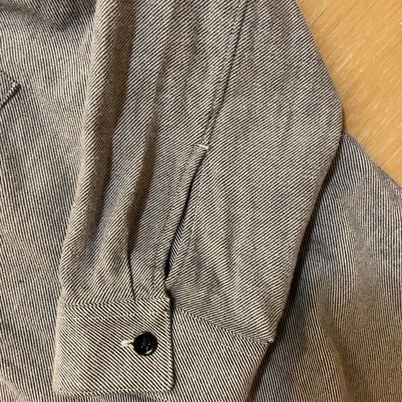 THEORY | Weekend Cotton Button Down Gray Men’s XL - Picture 6 of 6